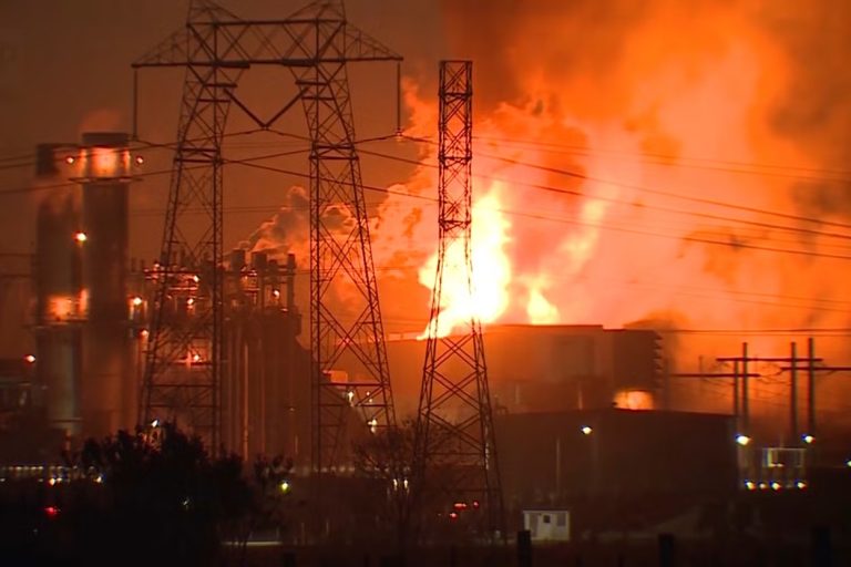 Incendio fábrica baterías